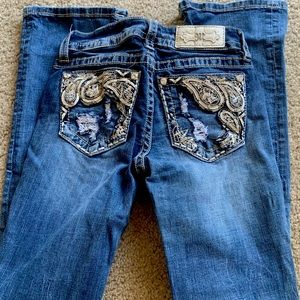 size 25 bootcut miss me jeans